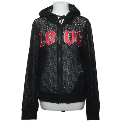 Capuchon sweater (Zwart, Meerkleurig) van Love Moschino Katoen, Elastaan, Polyester