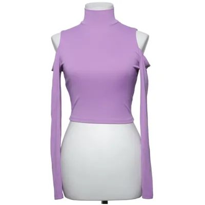 Crop top (Purple) from Bershka