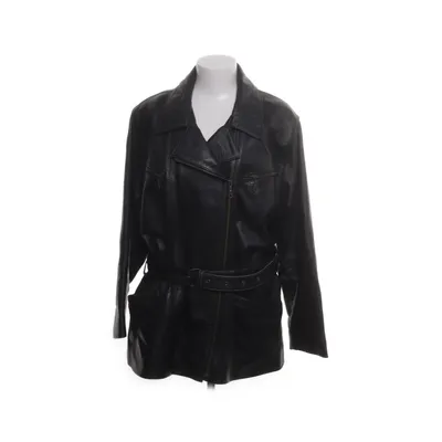 Leather jacket (Black) from Vunic Leather, Polyester