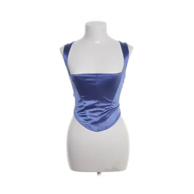 Crop top (Blauw) van NLY One Elastaan, Polyester