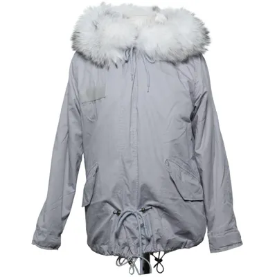 Winter jacket (Gray, White) from Dennis Maglic Cotton, Fur