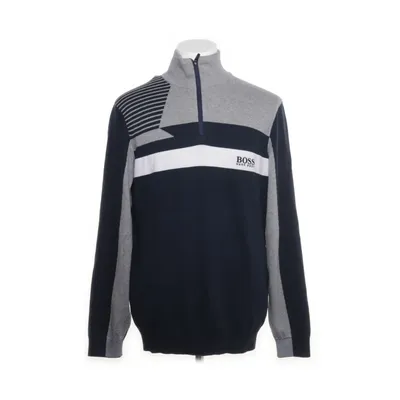 Polotröja (Grå, Blå) från Boss Hugo Boss Bomull, Elastan, Polyester