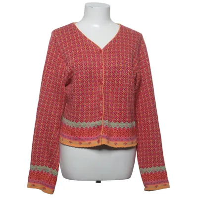 Cardigan (Rød, Orange, Flerfarvet) fra Lana Bomuld