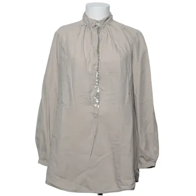 Bluse (Beige) fra Aglini Bomuld, Silke