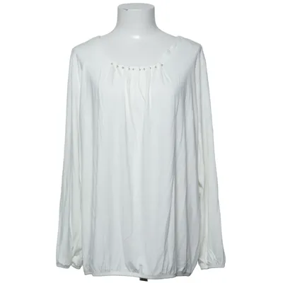 Blouse (White) from Alessa W Collection Elastane, Viscose