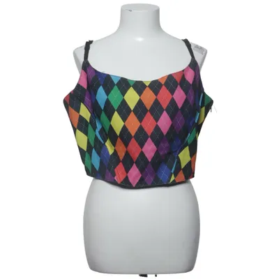 Crop top (Svart, Flerfärgad) från Club Exx Elastan, Polyester