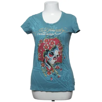 T-shirt (Bleu, Multicolore) de Ed Hardy by Christian Audigier Coton