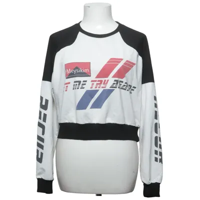 Sweatshirt (Wit, Zwart) van Meysikim Polyester