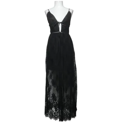 Robe longue (Noir) de White Closet Polyester