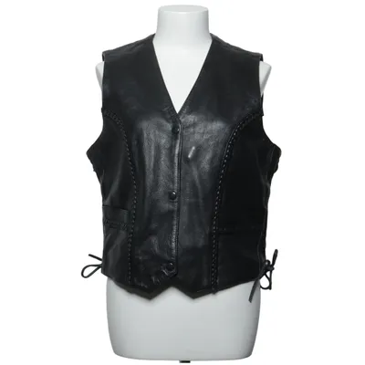 Lederweste (Schwarz) von High Five Motor Wear Leder, Polyester