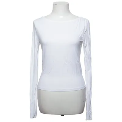 Lange mouwen shirt (Wit) van NA-KD Elastaan, Viscose