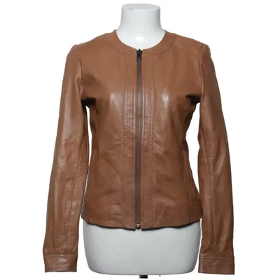 Läderjacka (Brun) från Saki Skinn, Polyester