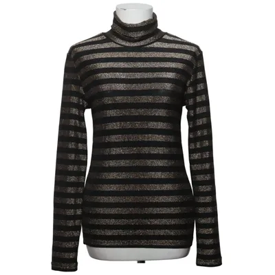 Turtleneck (Black, Gold) from POPO Elastane, Metallic fiber, Polyamide