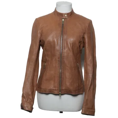 Leren jack (Bruin) van Milestone Leer