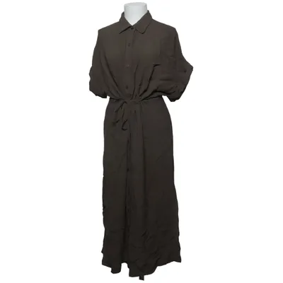 Skjortekjole (Brun) fra Massimo Dutti Viscose