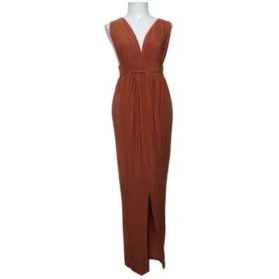 Maxi jurk (Bruin) van Boohoo Elastaan, Polyester