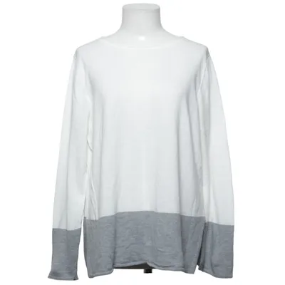 Sweater (White, Gray) from Åhléns Cotton, Linen, Modal
