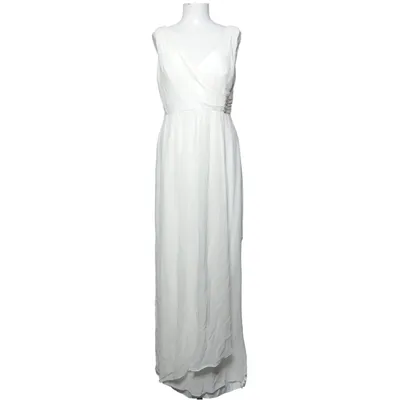 Abendkleid (Weiß) von Donna Ricco Polyester, Seide