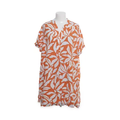Klänning (Orange, Vit) från H&M Viskos