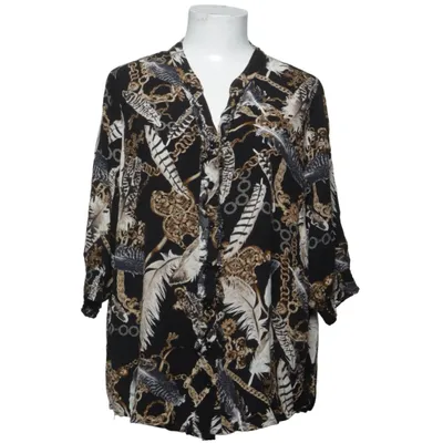 Blouse (Black, Gold, White) from Gozzip Viscose