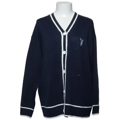 Cardigan (Blue, White) from Playboy x Missguided Acrylic