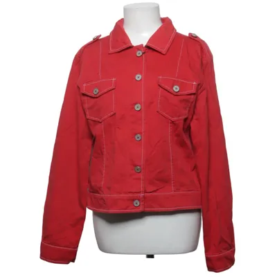 Veste en jean (Rouge) de Isolina S Coton