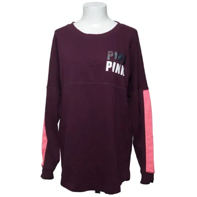 Långärmad t-shirt (Lila, Rosa) från Pink Victoria's Secret Bomull, Polyester