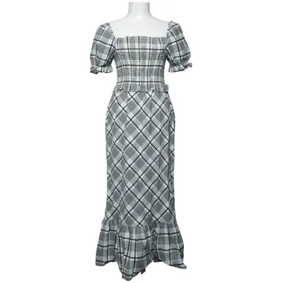 Robe longue (Blanc, Noir, Bleu) de Topshop Coton