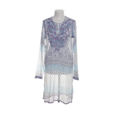 Beach dress (White, Purple) from Raj Silk