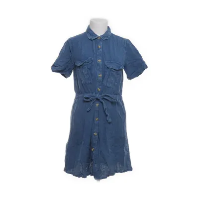 Denim dress (Blue) from Qed London Cotton, Linen