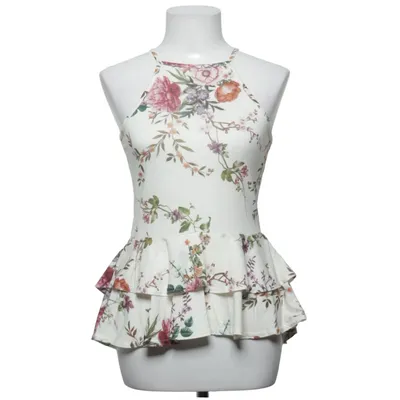 Top (White, Multicolored) from NLY Trend Elastane, Polyester
