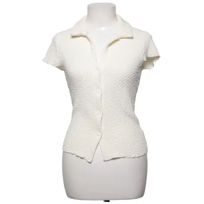 Korte mouwen shirt (Wit) van Gina Tricot Elastaan, Gerecycled polyester