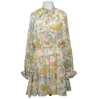 Dress (White, Multicolored) from Ellos Polyester