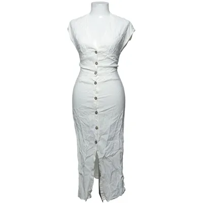 Kjole (Hvid) fra Dilvin Linned, Viscose