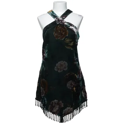 Neckholderkleid (Grün, Mehrfarbig) von Zara Polyamid, Viskose