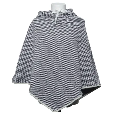 Poncho (Blauw, Wit) van Weather Report Polyester