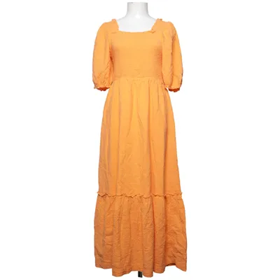 Dress (Smockat liv, volang i kjolen, puffärm) from Cubus Cotton