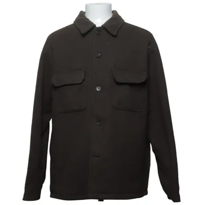 Overshirt (Bruin) van Uniqlo Gerecycled polyester, Viscose