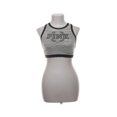 Träningslinne (Grå, Svart) från Pink Victoria's Secret Bomull, Elastan
