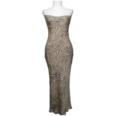 Maxi dress (Beige, Brown) from Adoore Polyester