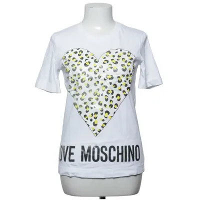 T-shirt (Vit) från Love Moschino Bomull, Elastan