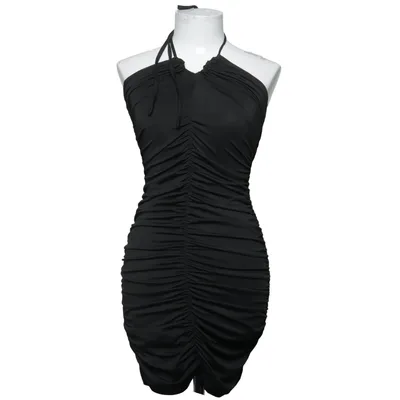 Halterneck dress (Black) from Shein Polyester