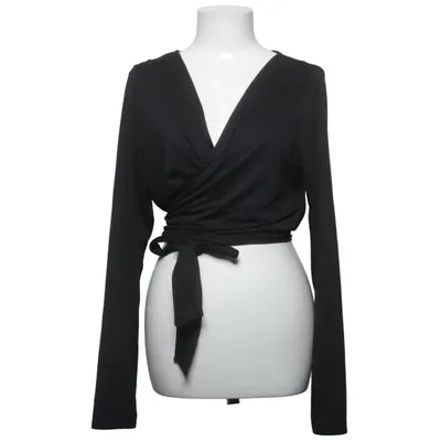 Wrap top (Black) from Crivit Elastane, Recycled polyester