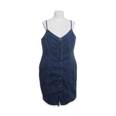 Jeansklänning (Blå) från New Look Denim Bomull, Elastan, Polyester