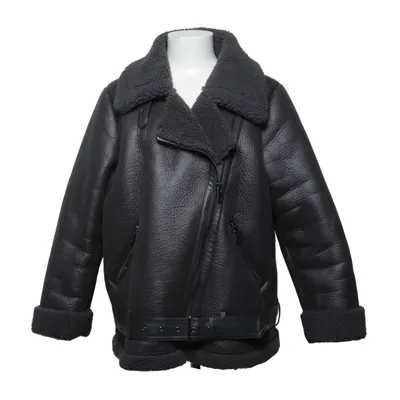 Shearling jas (Grijs) van ONLY Polyester