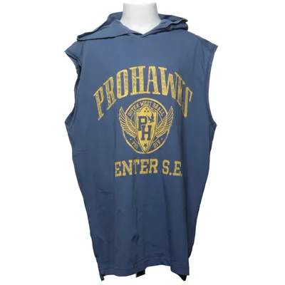 Short sleeve hoodie (Blue) from H&M Dubster Cotton