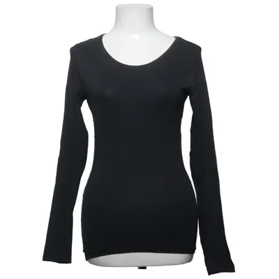 Long sleeve T-shirt (Black) from Temple Cotton, Elastane