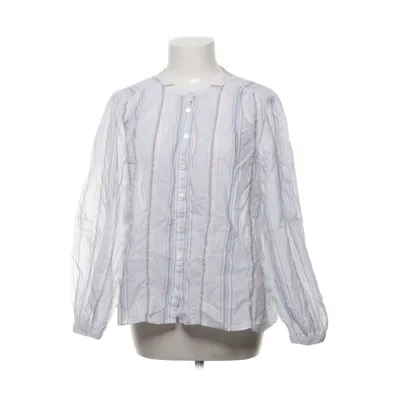 Blus (Vit, Flerfärgad) från Repeat Bomull, Elastan