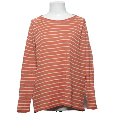 Long sleeve T-shirt (Brown, White) from Basic Apparel Organic cotton