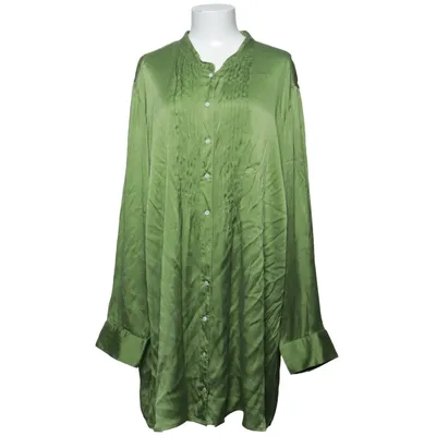 Blouse (Groen) van Open End Elastaan, Zijde